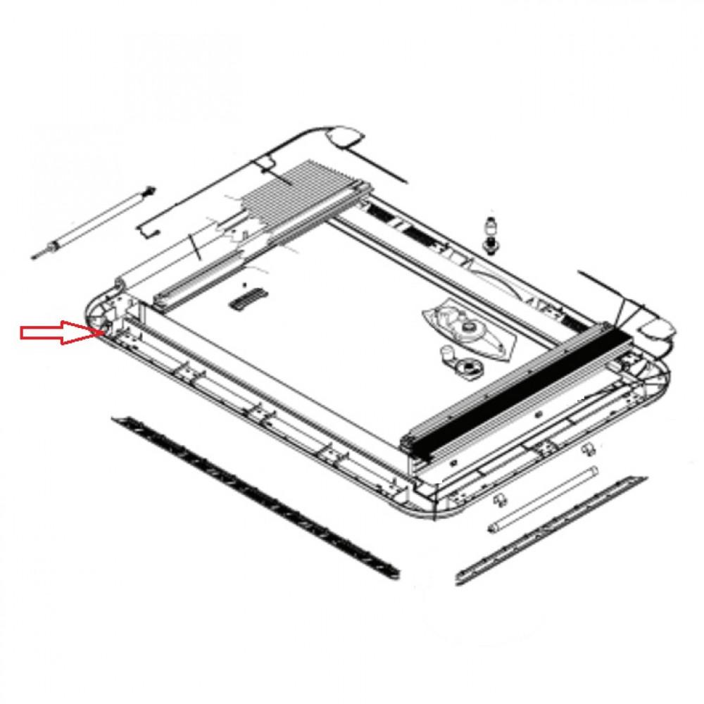 Dometic Heki 3/ 4 Binnenkader zonder verlichting