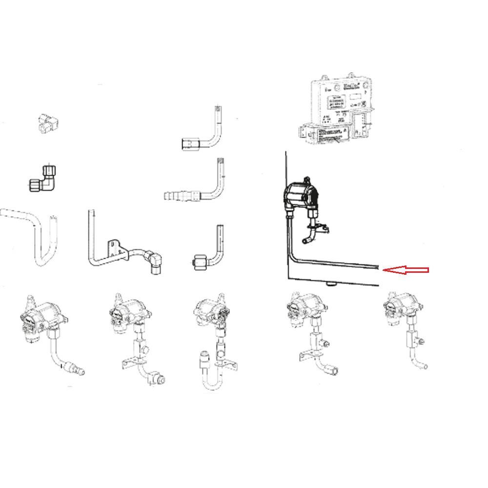 Dometic RMS8401 Gastoevoerbuis