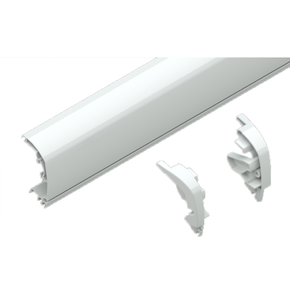 Fiamma F80S Lead Rail met Afdekkap 320 Polar White