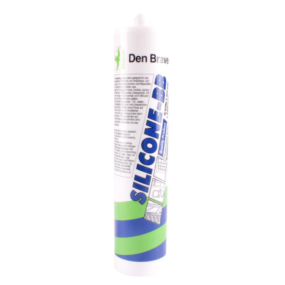 Den Braven Siliconenkit BB+Sanitair Transparant-Grijs 310ml 12st.
