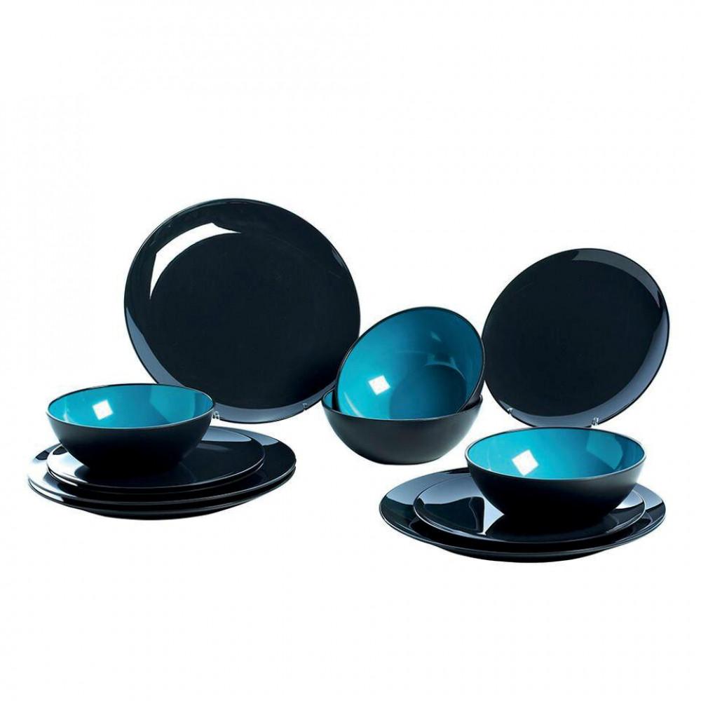 Gimex Grey Line Türkis Servies 12-delig