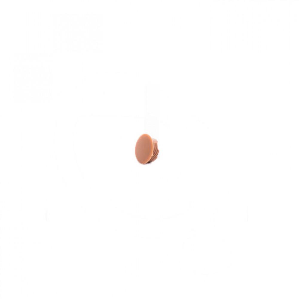 Hoekverbinder rond afdekkap licht bruin