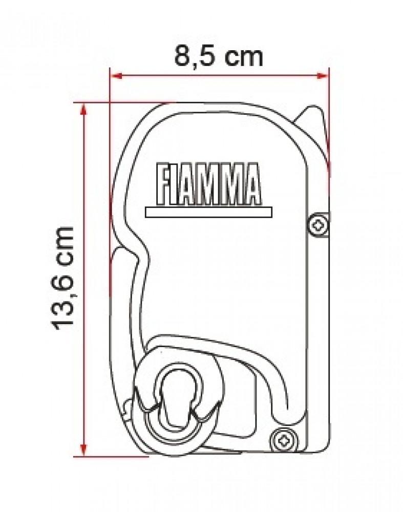 Fiamma F45S 260 VW T5/T6 M/T Deep Black-Royal Grey