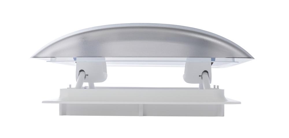 MPK Dakluik VisionVent S Pro Signaalwit 28x28cm Dubbele Plissé