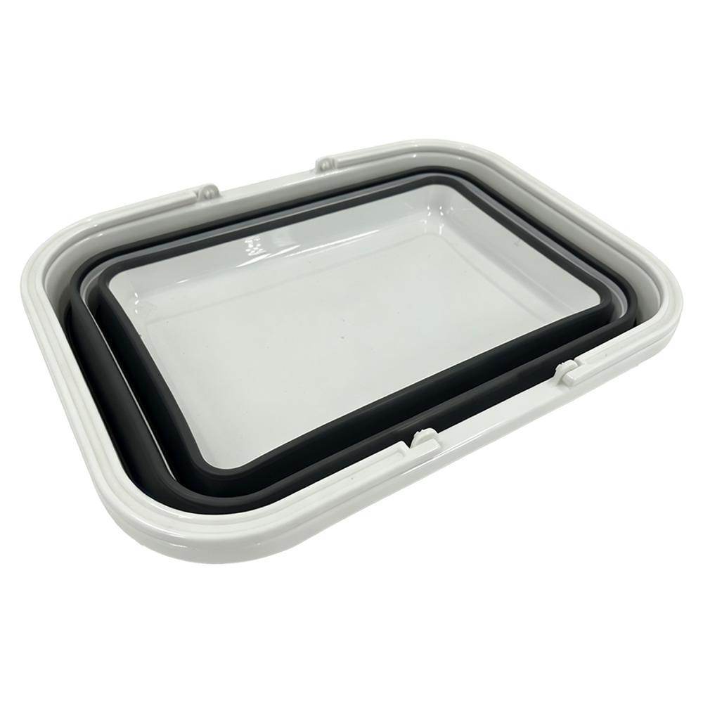 ViaMondo Mand met Hengsels Opvouwbaar Grijs/Wit 12L