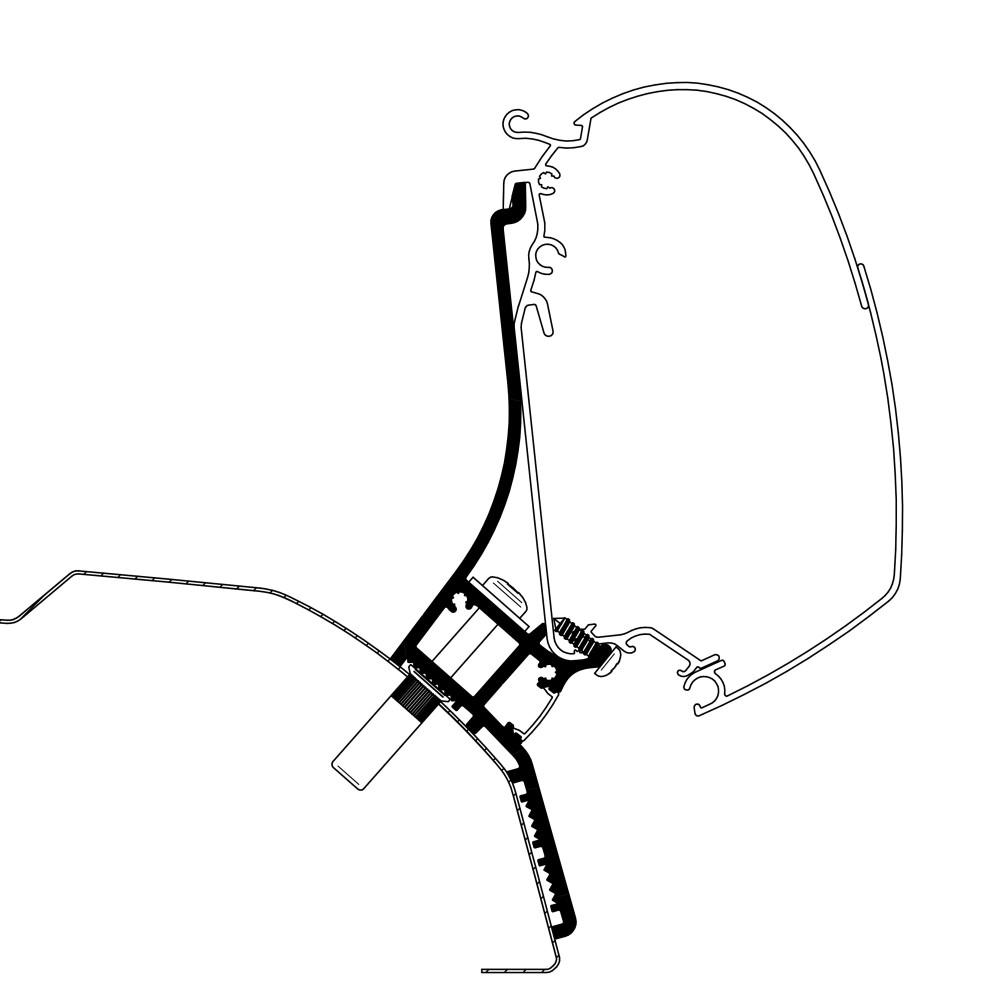 Thule Ducato H2 Lift Roof LED Adapter 300