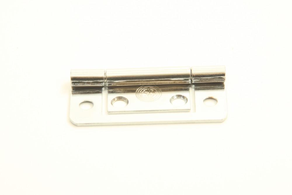 Scharnier 2-50mm vlak chroom