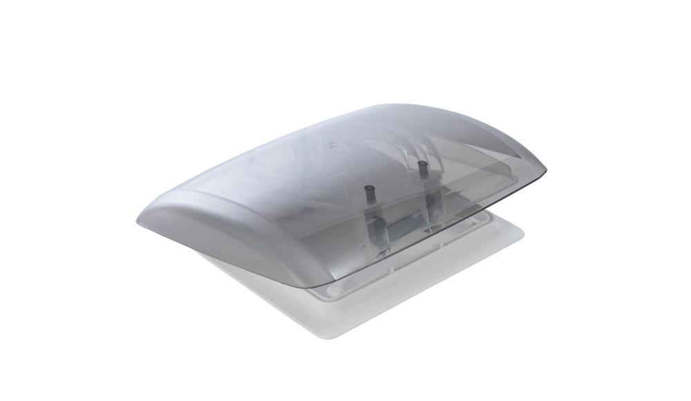 MPK Dakluik VisionVent S Pro Signaalwit 28x28cm Dubbele Plissé