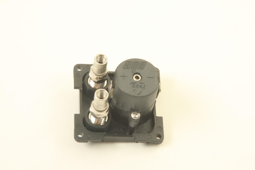 Presto Contactdoos 12V+TV+SAT Inbouw S-20.000 Zwart