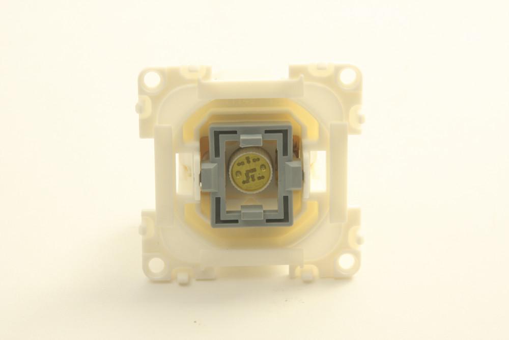 Presto Wipschakelaar met LED Lampje 230V 2-Polig Inbouw S-20.000 Wit