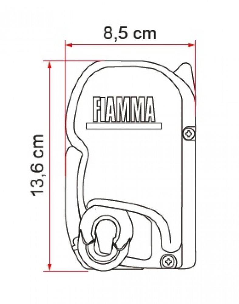 Fiamma F45S 260 VW T5/T6 M/T Titanium-Royal Grey