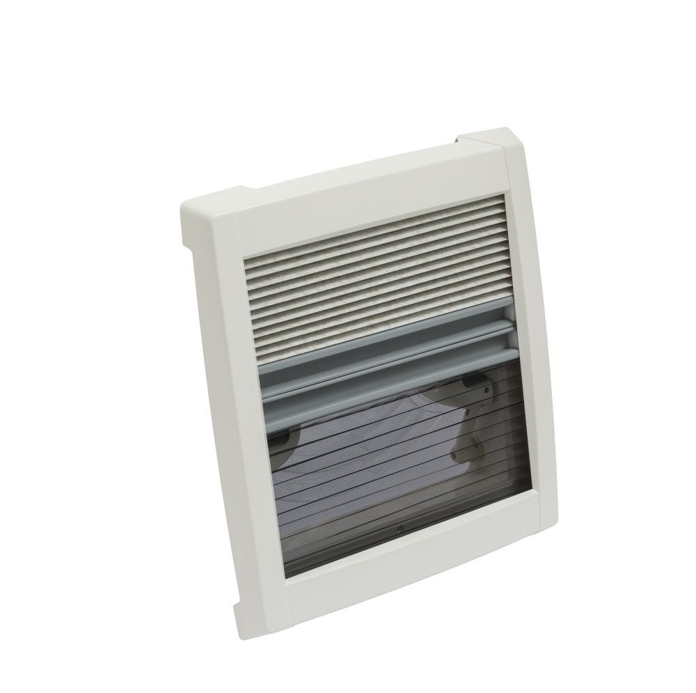 MPK Dakluik VisionVent S Pro Signaalwit 28x28cm Dubbele Plissé