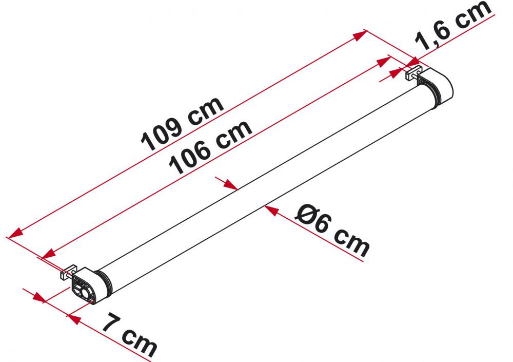 Fiamma Roof Rail Roller